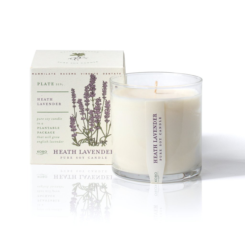 ароматическая свеча Heath Lavander от KOBO Candles в интернет магазине Candlesbox